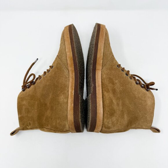 Jenni Kayne Tan Suede Canyon Boots Women's Sz EU 38/US 8 Lace Up Made in Italy - Picture 4 of 9